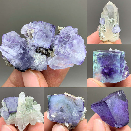 Natural Amethyst Crystal Cluster Quartz Raw Crystals Healing